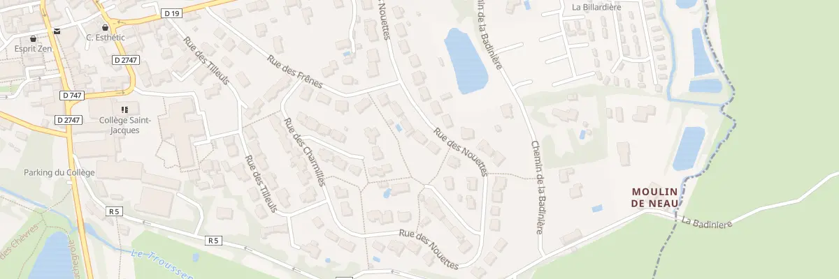 Plan du 18 Rue des Nouettes à Moutiers-les-Mauxfaits