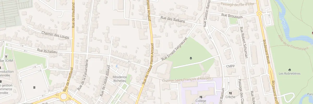 Plan du 54 Rue abbé pierre arnaud à La Roche-sur-Yon