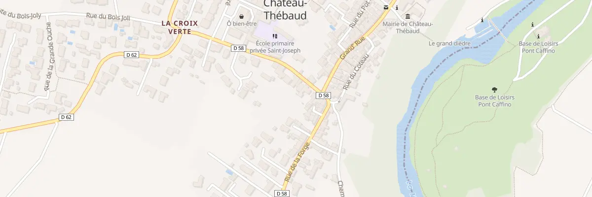 Plan du 11 Rue saint-thomas à Château-Thébaud