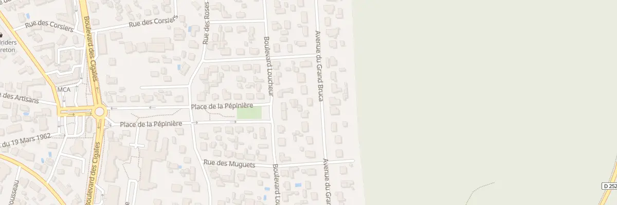 Plan du 41 Av du Grand Bruca à Capbreton