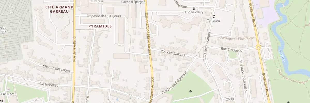 Plan du 76 Rue abbé pierre arnaud à La Roche-sur-Yon