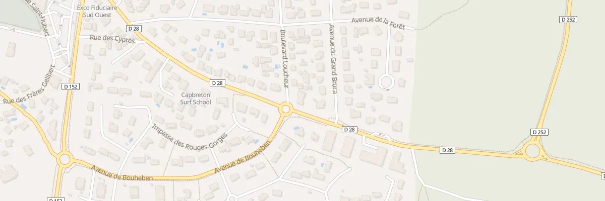 Plan du 51 Av de Verdun à Capbreton