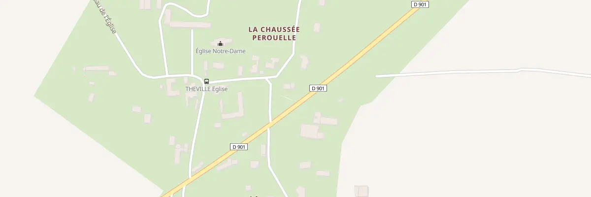 Plan du 2 Hameau de l’Eglise à Théville