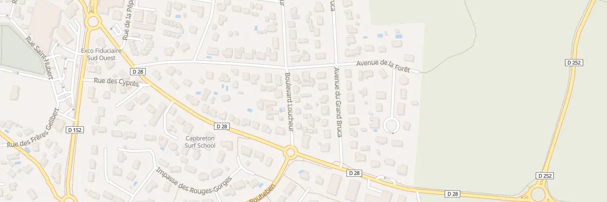 Plan du 6 Bd Loucheur à Capbreton