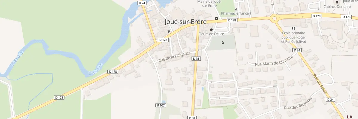 Plan du 39 Rue de la Diligence à Joué-sur-Erdre