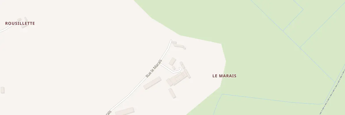 Plan du 1 Rue le Marais à Orglandes