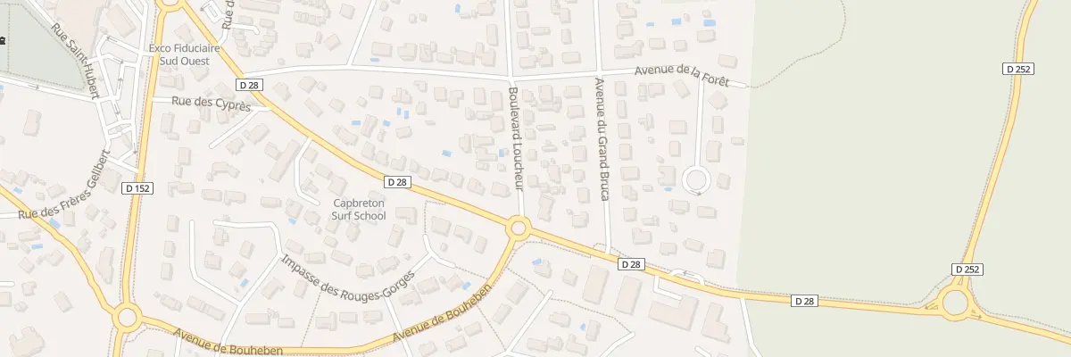 Plan du 2 Bd Loucheur à Capbreton