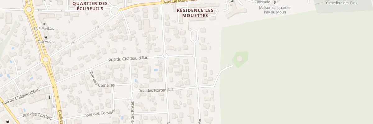 Plan du 50 Rue du Chateau d’Eau à Capbreton