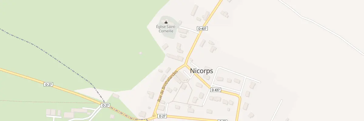Plan du 13 Rue de Brothelande à Nicorps
