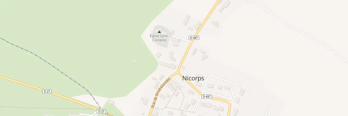 Plan du 19 Rue de Brothelande à Nicorps