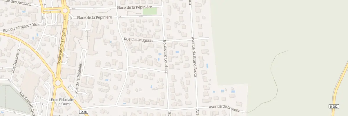Plan du 24 Bd Loucheur à Capbreton