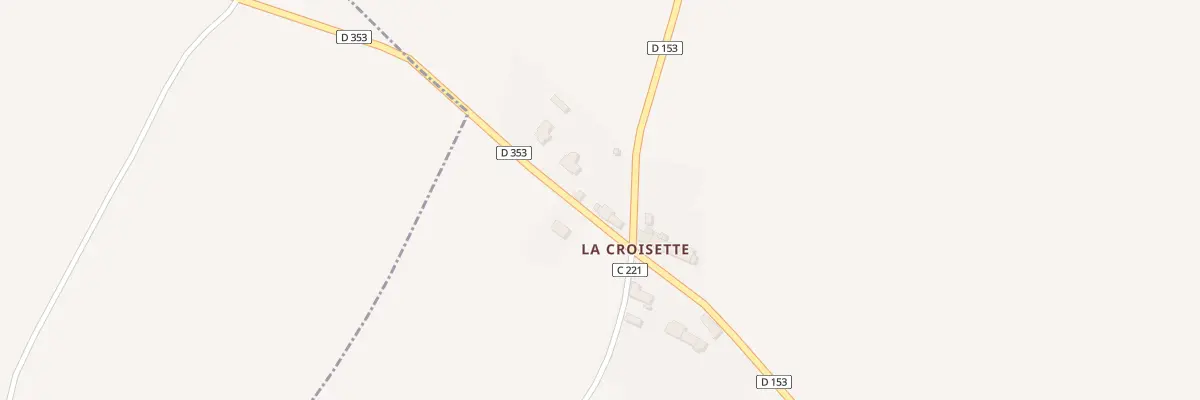 Plan du 2 La Croisette - Montanel à Saint-James