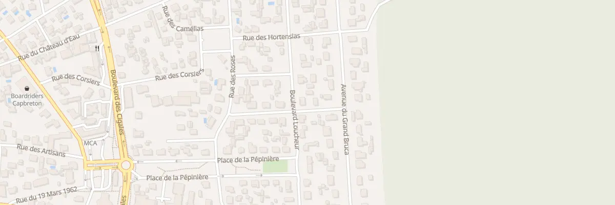 Plan du 44 Bd Loucheur à Capbreton