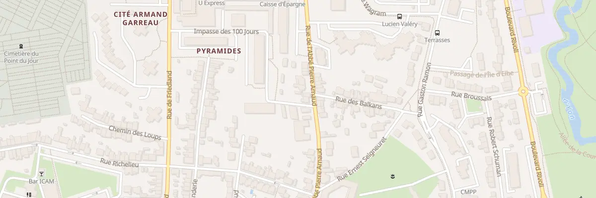 Plan du 47 Rue abbé pierre arnaud à La Roche-sur-Yon