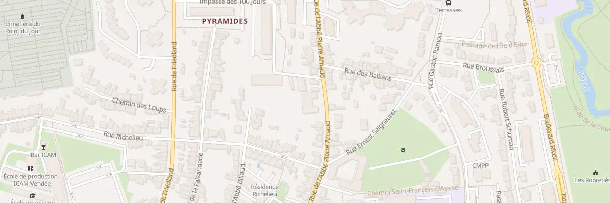 Plan du 39 Rue abbé pierre arnaud à La Roche-sur-Yon