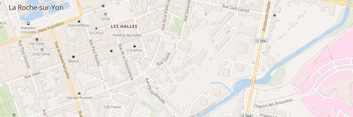 Plan du 4 Rue guine à La Roche-sur-Yon