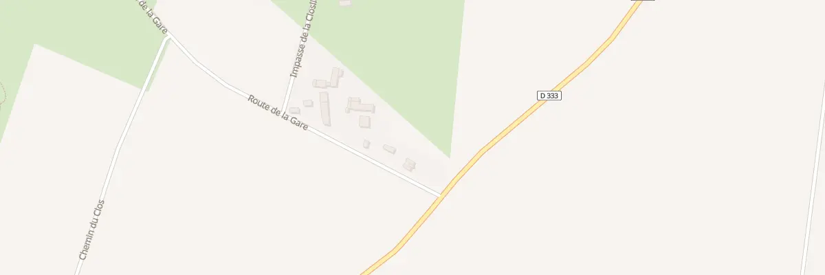 Plan du 2 Rte de la Gare à Vains