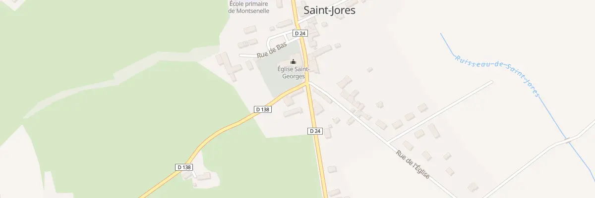 Plan du 30 Rte des Belles Croix - St Jore à Montsenelle