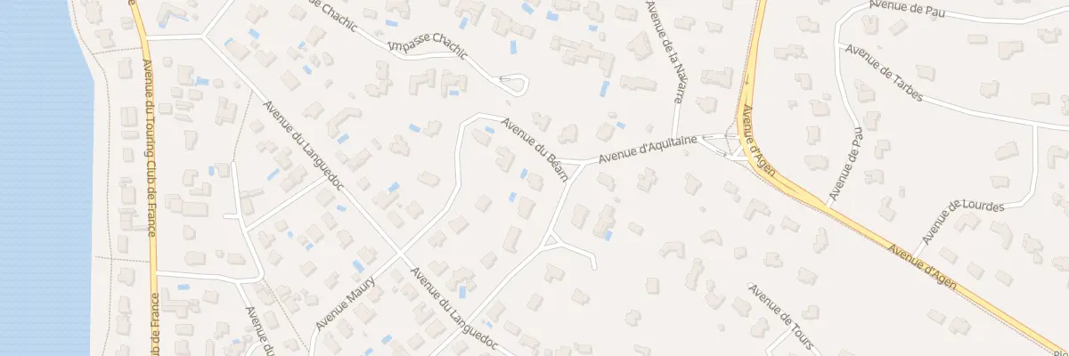 Plan du 252 Av du Béarn à Soorts-Hossegor