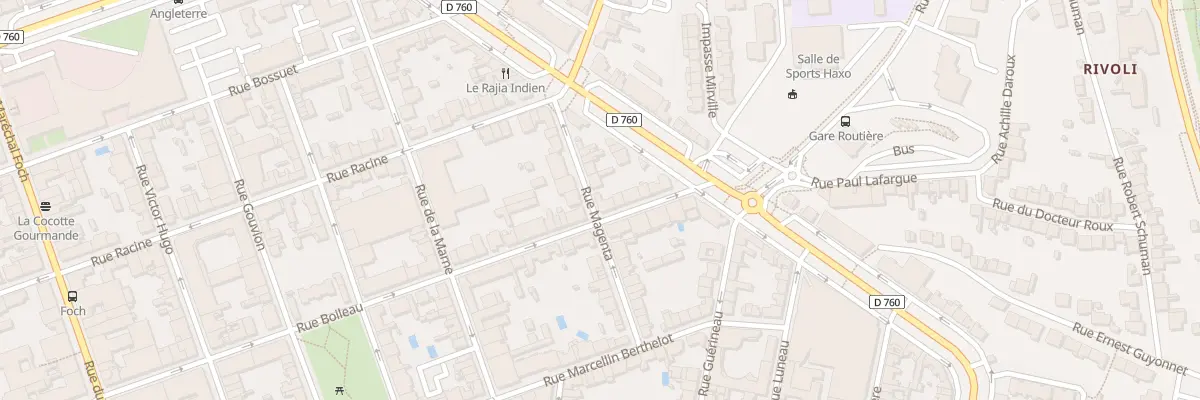 Plan du 26 Rue magenta à La Roche-sur-Yon