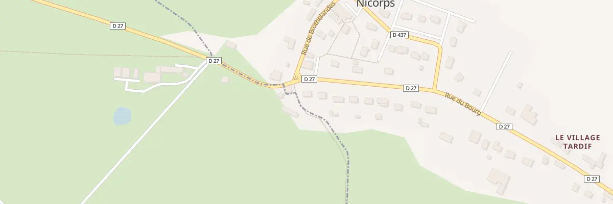 Plan du 4 Rue du Bourg à Nicorps
