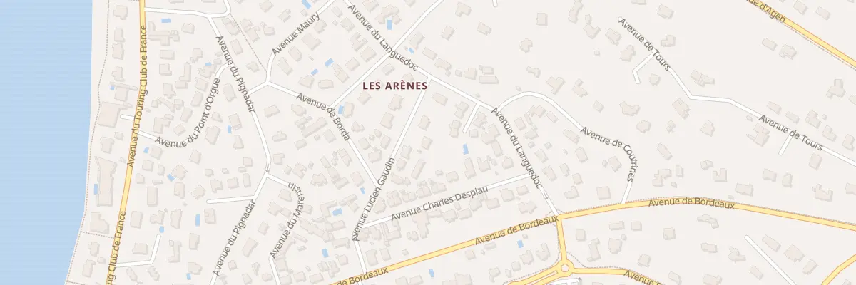 Plan du 190 Av Lucien Gaudin à Soorts-Hossegor