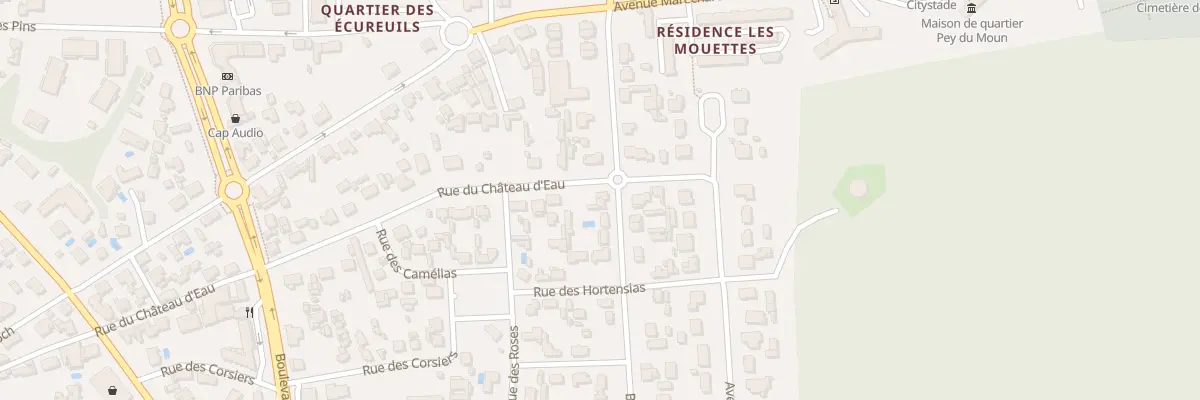Plan du 44 Rue du Chateau d’Eau à Capbreton