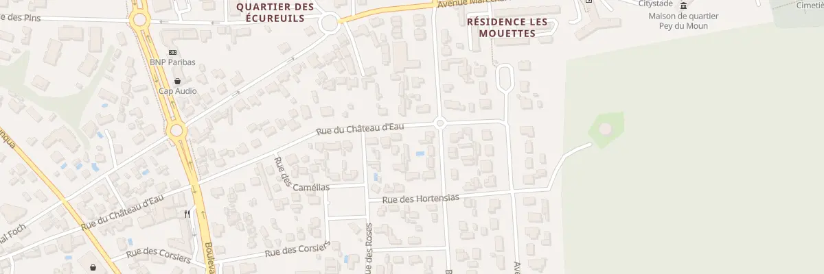 Plan du 44B Rue du Chateau d’Eau à Capbreton