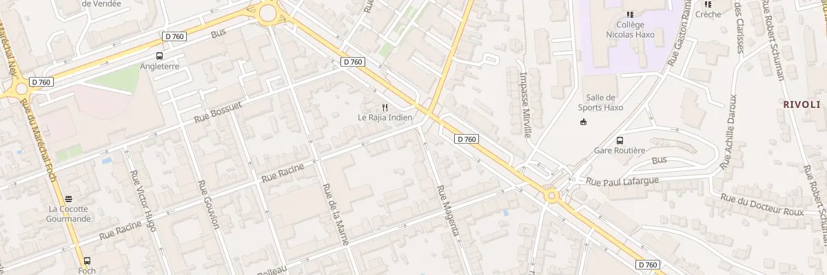 Plan du 84 Rue racine à La Roche-sur-Yon