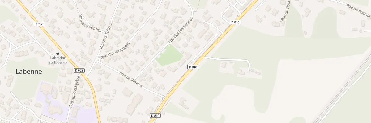 Plan du 115 Av Charles de Gaulle à Labenne
