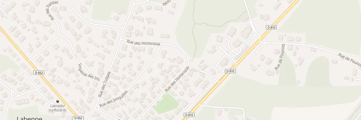 Plan du 23 Rue des Hortensias à Labenne