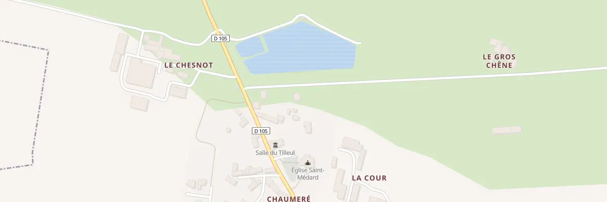 Plan du 6162 Le Bourg Chaumere à Domagné