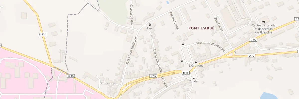 Plan du 7B Rue de Carneville à Picauville