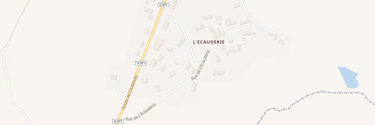 Plan du 20 Rte de l’Ecauderie à Monthuchon