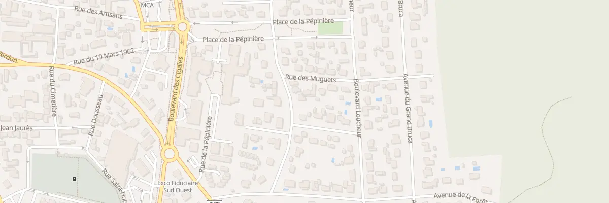 Plan du 8 Rue des Roses à Capbreton