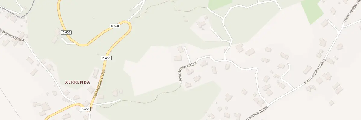 Plan du 338 Arttoeneako Bidea à Halsou