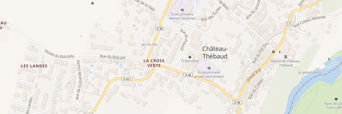Plan du 3 Rue du prieuré à Château-Thébaud