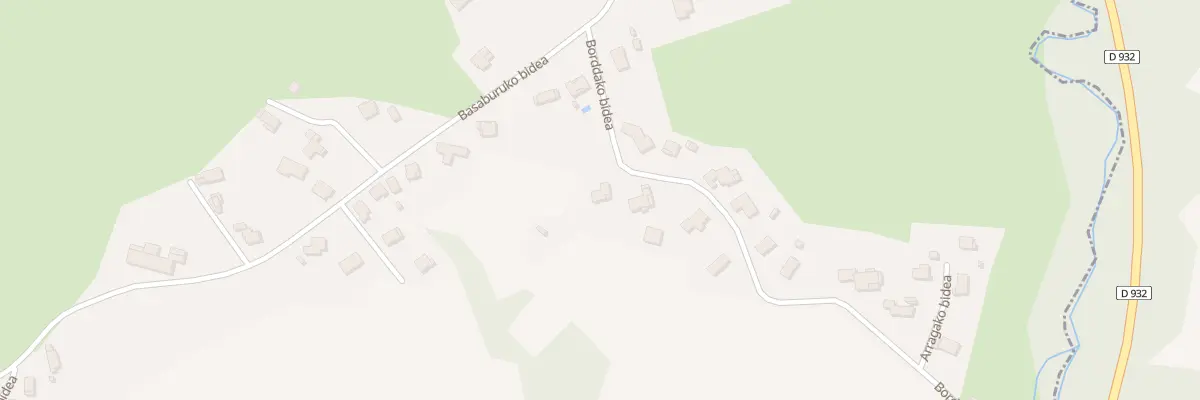 Plan du 126 Borddako bidea à Larressore