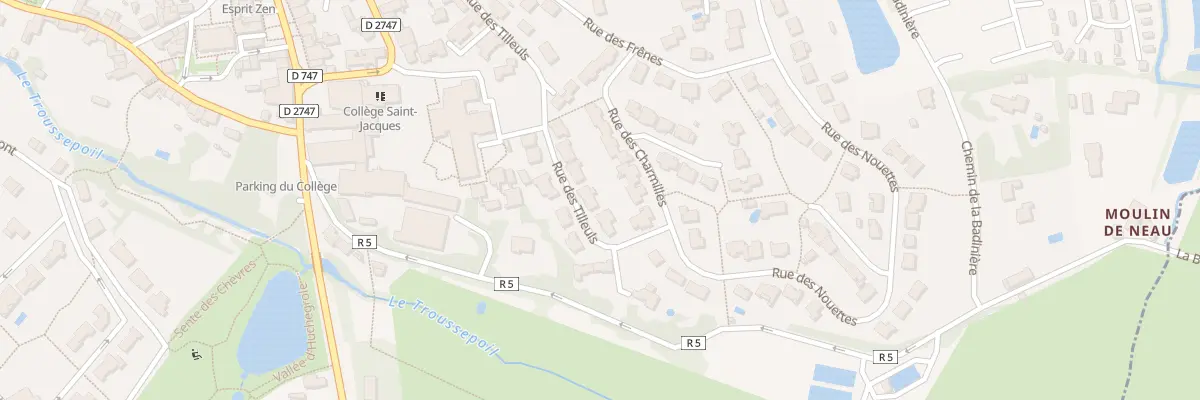 Plan du 29 Rue des Tilleuls à Moutiers-les-Mauxfaits