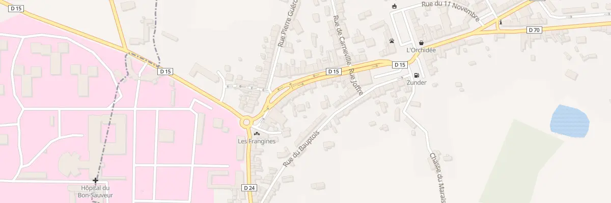 Plan du 21 Rue de la Marne à Picauville