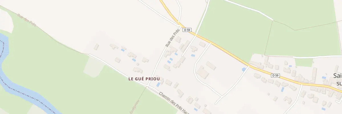 Plan du 4B Le Gué Priou à Saint-Fiacre-sur-Maine