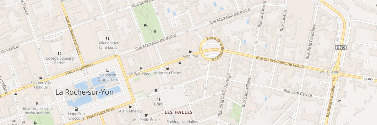 Plan du 32 Rue du Pdt de Gaulle à La Roche-sur-Yon