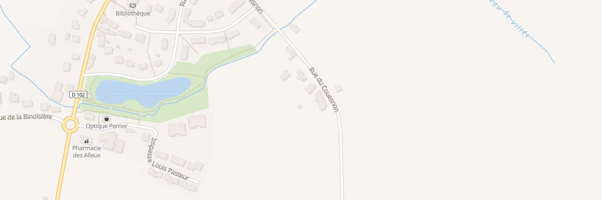 Plan du 18 Rue du Couesnon à Saint-Ouen-des-Alleux
