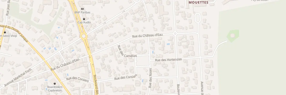Plan du 29 Rue des Roses à Capbreton