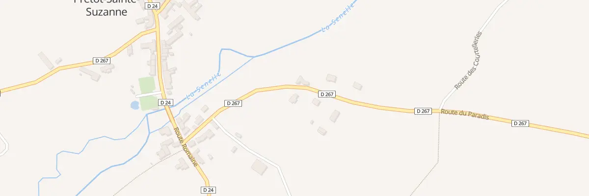 Plan du 5040 Le Bourg - Pretot à Montsenelle