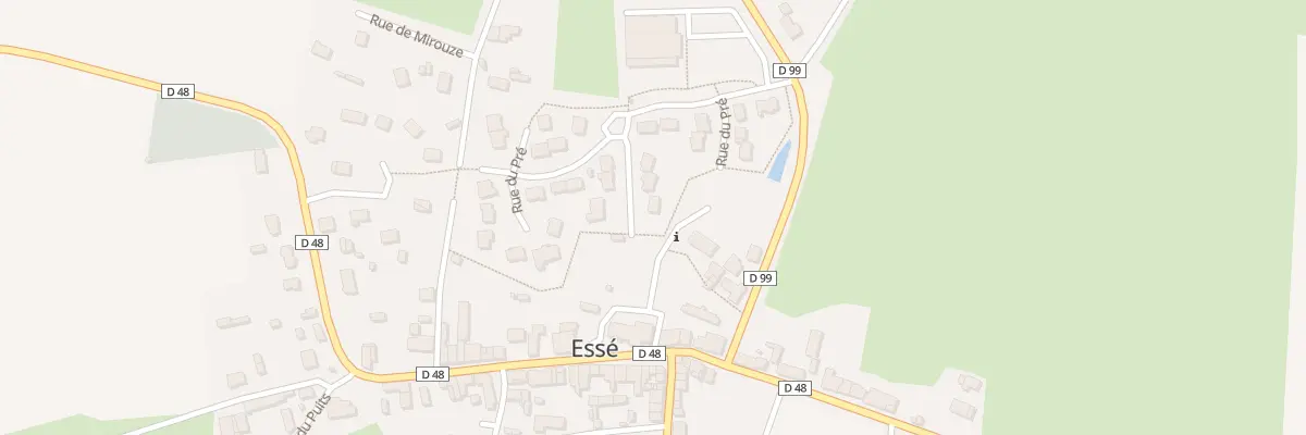Plan du 21 Rue du Pré à Essé
