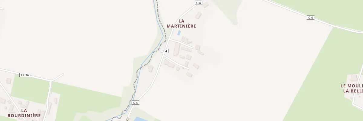 Plan du 251 La Martiniere à Ligné