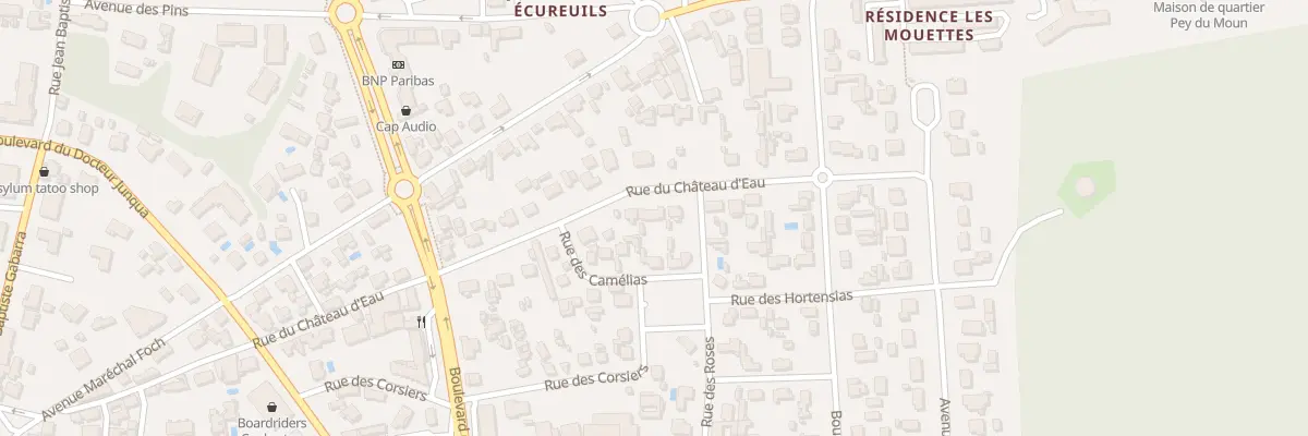Plan du 34 Rue du Chateau d’Eau à Capbreton