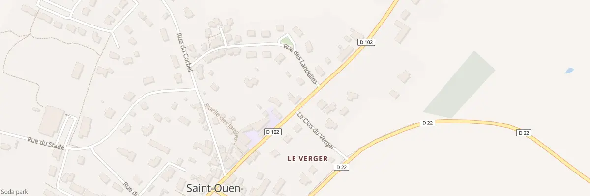 Plan du 43 Rue du General de Gaulle à Saint-Ouen-des-Alleux