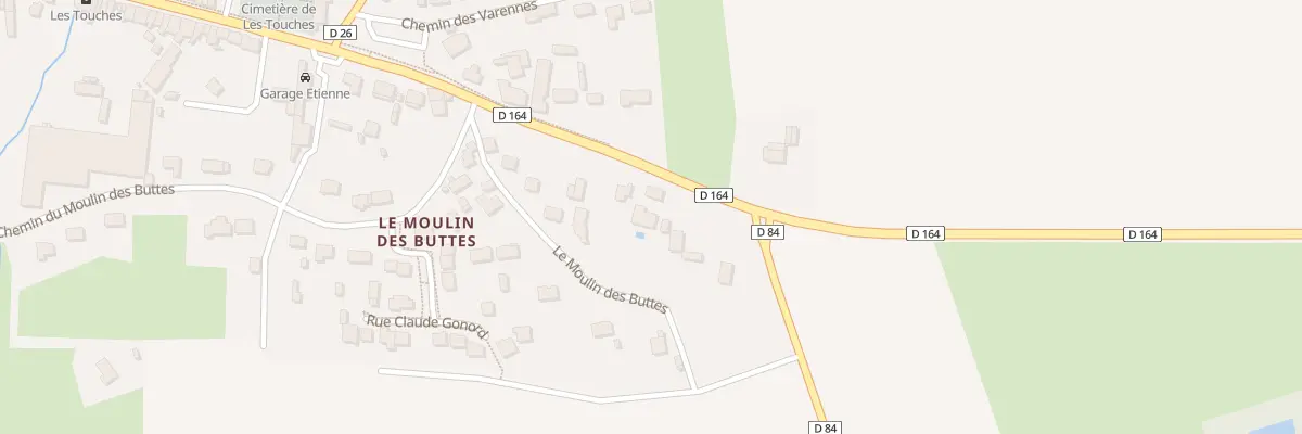 Plan du 76 Rue du calvaire aux Touches